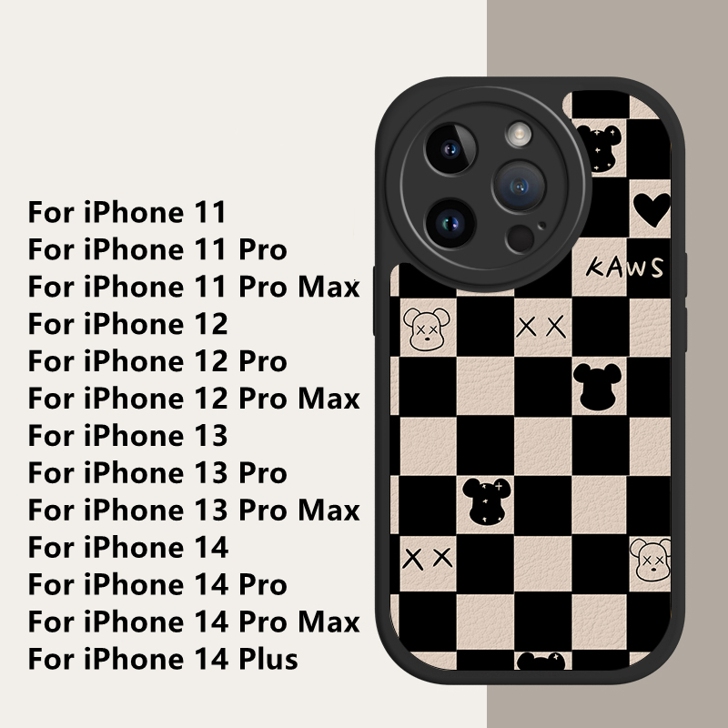 Dllencase Untuk iPhone Case Kompatibel Untuk iPhone 14pro Max14Plus Untuk iPhone 13pro Max11 /12 /13/Pro/Pro Max Silikon Lembut Shockproof Case Cover C192