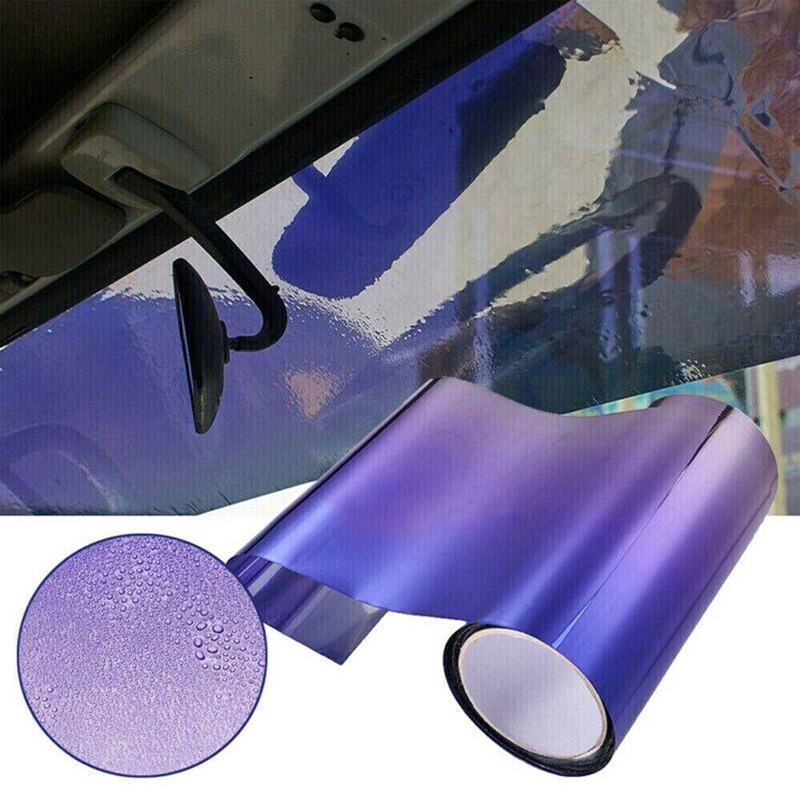 Kaca Depan Mobil Sun Visor Protection Shade Sticker Window Sun Visor Strip Auto Window Peredam Panas Tint Film 150x20 cm 100x20 cm
