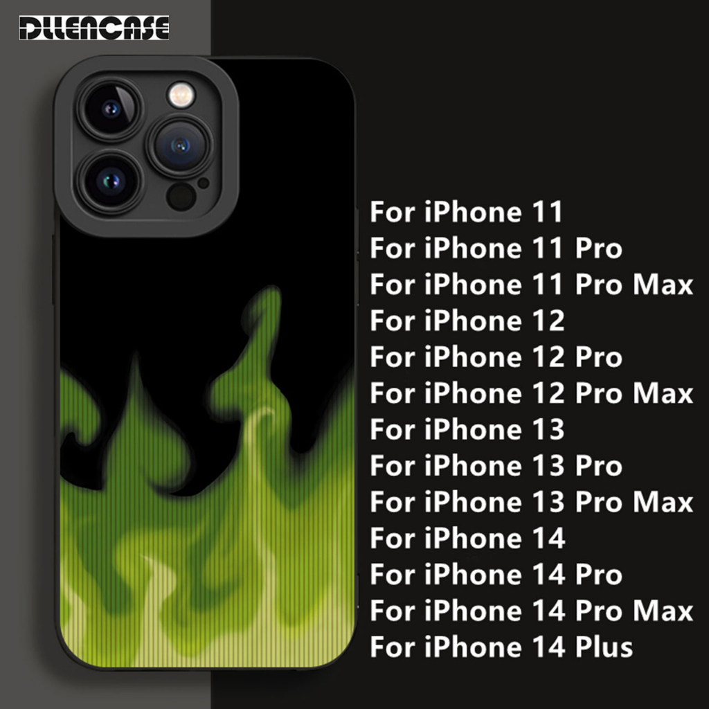 Dllencase Untuk iPhone Case Kompatibel Untuk Iphone13 Pro Max 11/12 /13 /Pro/Pro Max Silikon Lembut Shockproof Case Cover C217