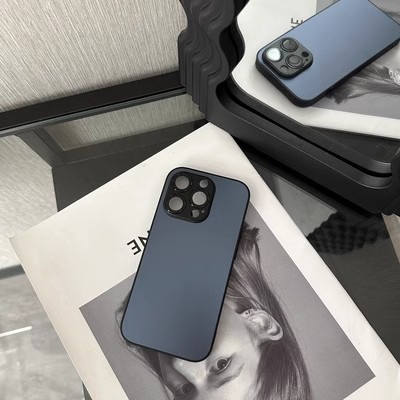 Casing Ponsel AG Matte Tempered Glass Baru Untuk iPhone 14 Pro Max11 12 13 Pro Max14 Plus Kualitas Tinggi AG Frosted Glass Hard Back Cover Casing