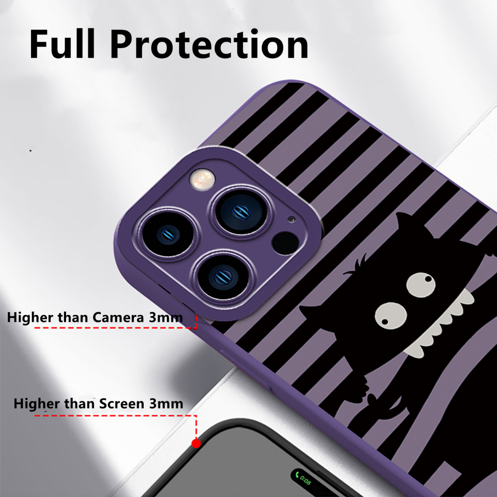 Dllencase Untuk iPhone Case Kompatibel Untuk Iphone13 Pro Max 11/12 /13/Pro/Pro Max Silikon Lembut Shockproof Case Cover C233 C234