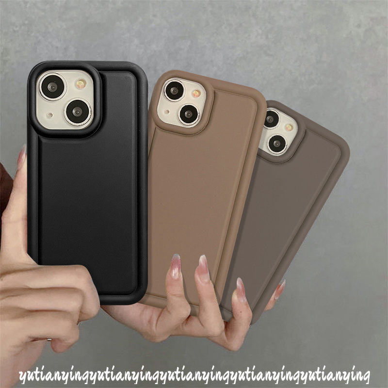 Casing Ponsel Lembut Polos Matte Tebal Mewah Simple Untuk Redmi 10C 9 9T 10 10A 9C NFC A1 12C 9A Redmi Note 11 10 8 10s 11s 9poco F4 Silikon Cair Airbag Shockproof Cover