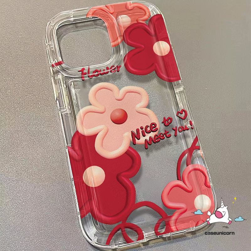 Casing Bunga Redmi Note 10s 10 11s 11 9 8 Note 10 POCO F4 Redmi 12C 9 10C 10 9T 9C NFC A1 10A 9A Note11 Ins Korea Lukisan Minyak Flowers Airbag Shockproof Soft TPU Case Cover