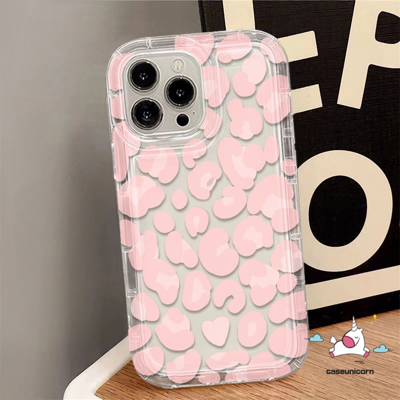 Soft Case Realme C53 5 6i C55 C30 C30s C15 C35 C12 C33 C21Y C25 C25Y C25s C11 9i 7i 5i 5s C20 C20A C17 C3 C1 C2 Ins Fashion Motif Leopard Ungu Shockproof Airbag Bening Cover