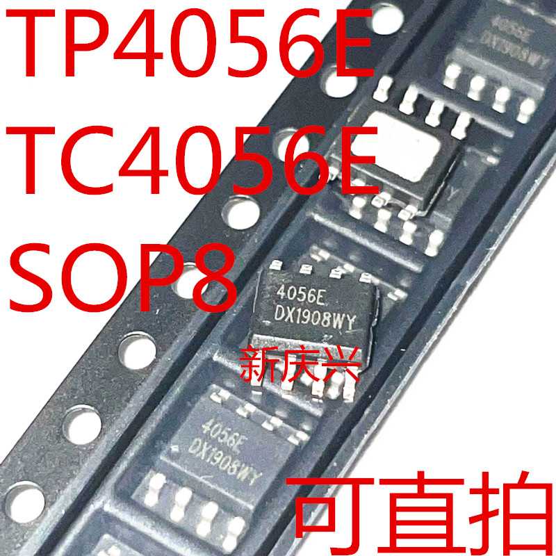 10-5pcs TP4056 4056E 1A Linear Charger Baterai Lithium Ion Chip SOP8 TC4056A