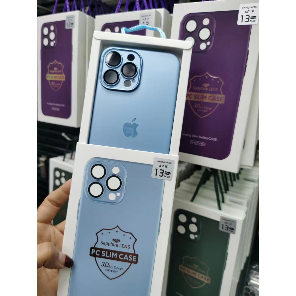 Kualitas Tinggi PC matte fingerprint proof Case iPhone 14pro Max 13pro Max12 Pro Max 11 Pro Max Dilengkapi Dengan Perlindungan film Lensa Tahan Debu mesh casing anti Jatuh