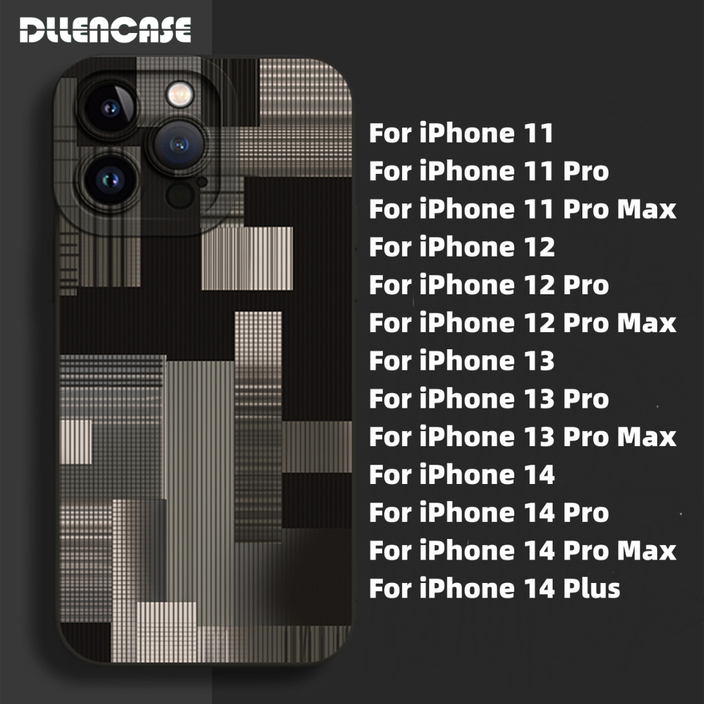 Dllencase Untuk iPhone Case Kompatibel Untuk Iphone14 /13 Pro Max 11/12 /13/Pro/Pro Max Silikon Lembut Shockproof Case Cover C218