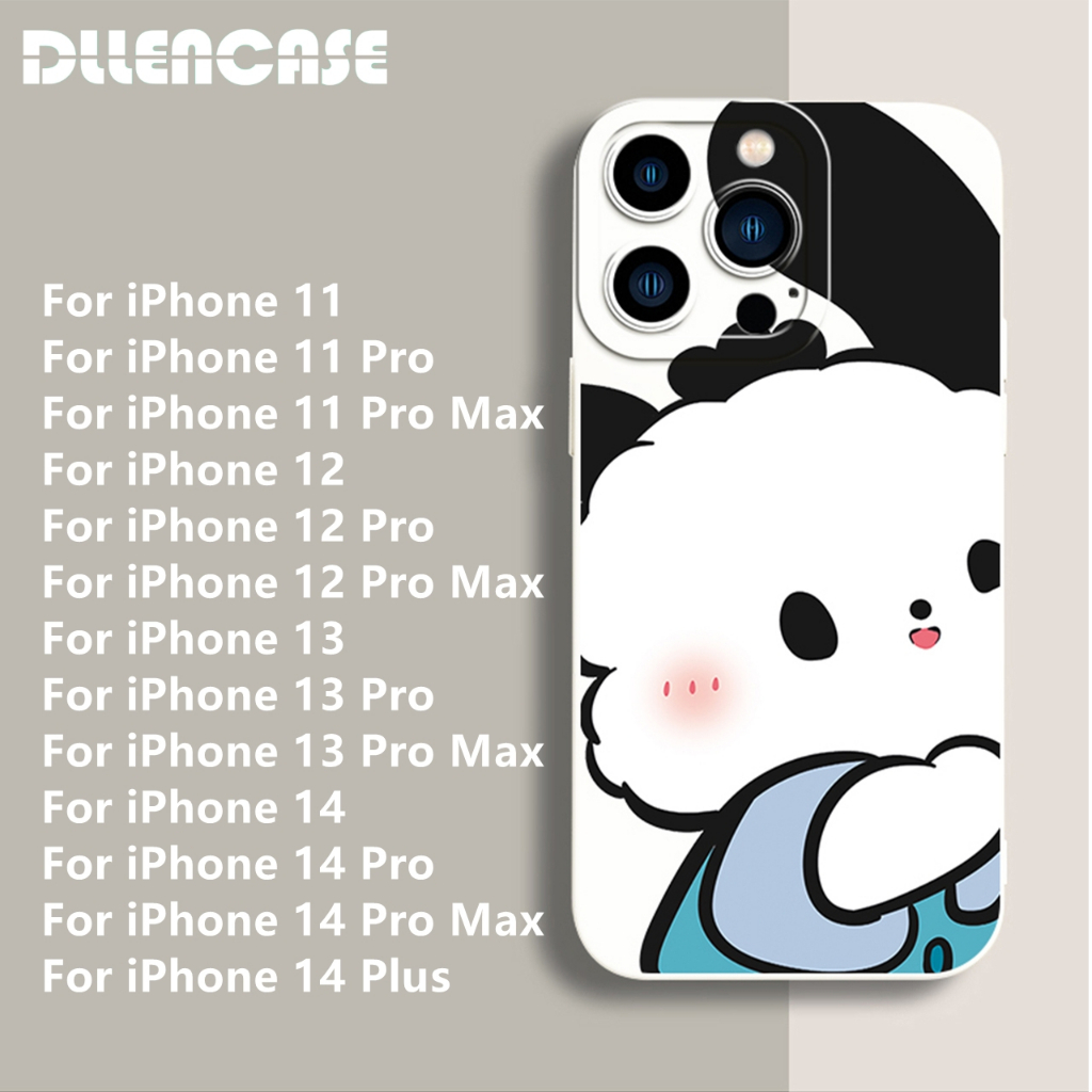 Dllencase Untuk iPhone Case Kompatibel Untuk Iphone14 /13 Pro Max 11/12 /13/Pro/Pro Max Silikon Lembut Shockproof Case Cover C224 C225