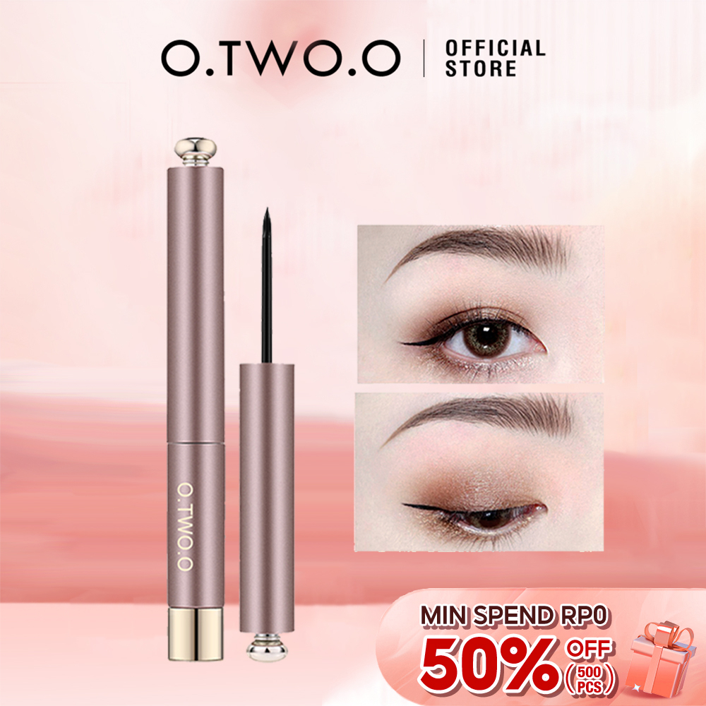 O.TWO.O Liquid Eyeliner Waterproof Long Lasting Eyeliner Pencil Black