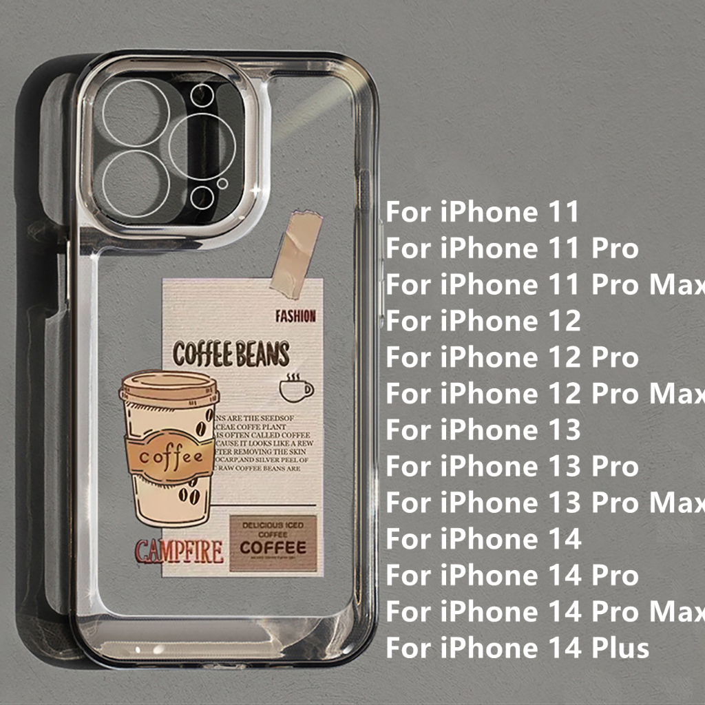 IPHONE Dllencase Casing Tahan Guncangan Heavy Duty Untuk Iphone13 Pro Max11/11 Pro Max/12/12 Pro/12 Pro Max /13 /13 Pro X XR XS Max Tidak Menguning Clear Cover D004 D005