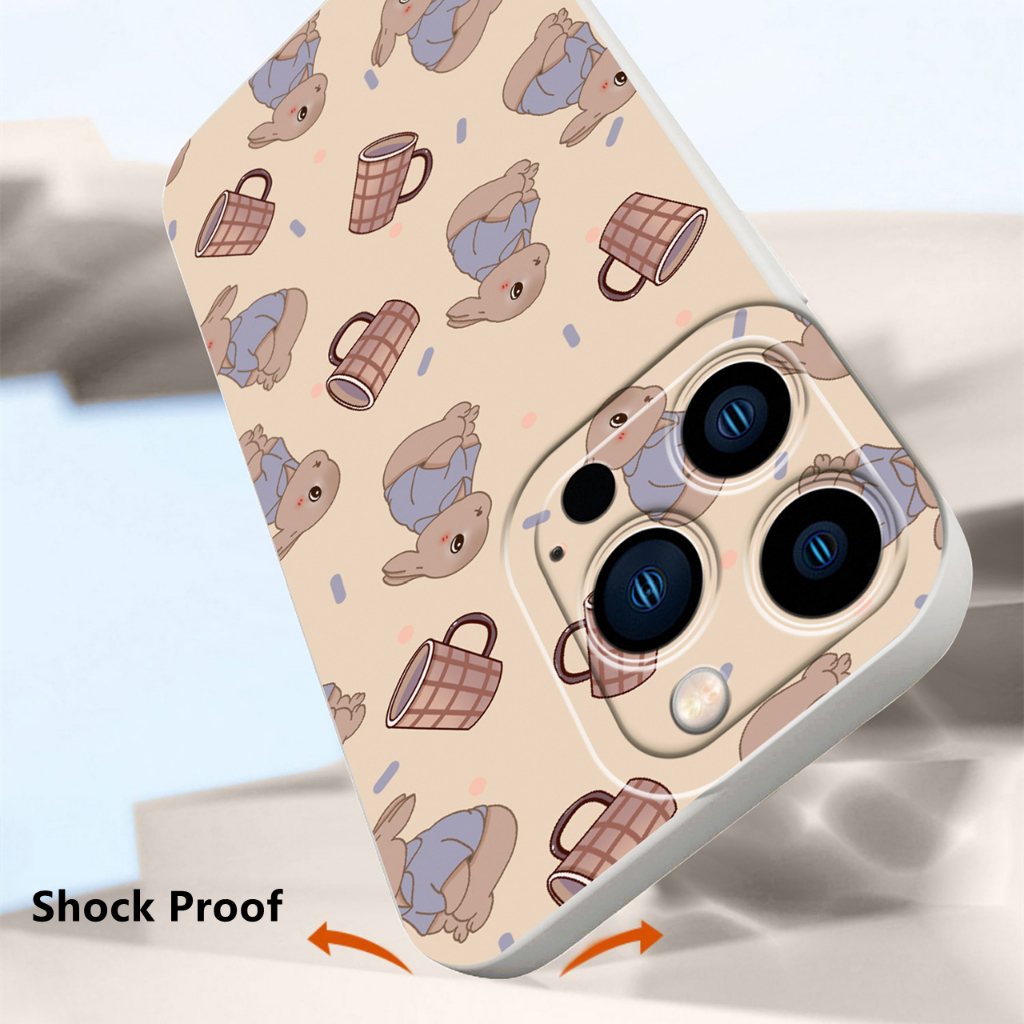 Dllencase Untuk iPhone Case Kompatibel Untuk Iphone14 /13 Pro Max11/12 /13/Pro/Pro Max Silikon Lembut Shockproof Case Cover D011