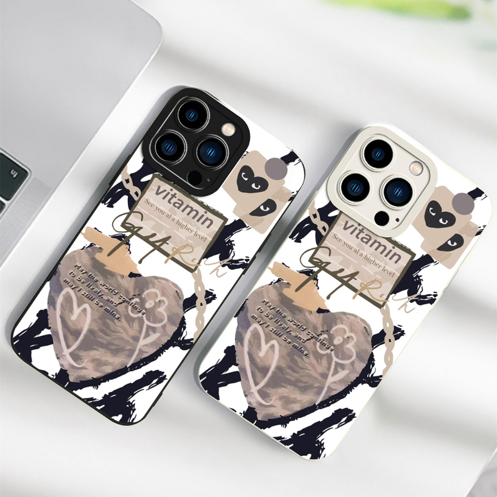 Dllencase Untuk iPhone Case Kompatibel Untuk Iphone14 /13 Pro Max11/12 /13/Pro/Pro Max Silikon Lembut Shockproof Case Cover D016/D017