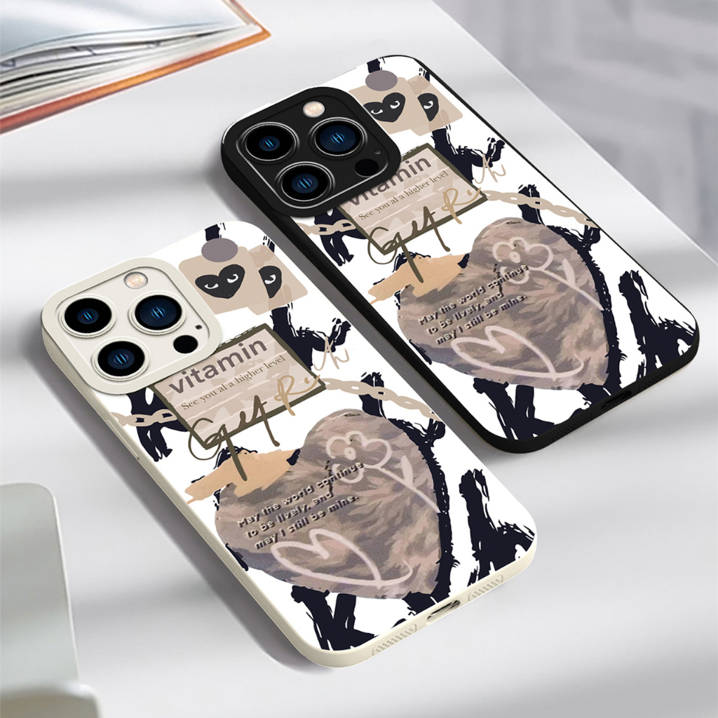 Dllencase Untuk iPhone Case Kompatibel Untuk Iphone14 /13 Pro Max11/12 /13/Pro/Pro Max Silikon Lembut Shockproof Case Cover D016/D017