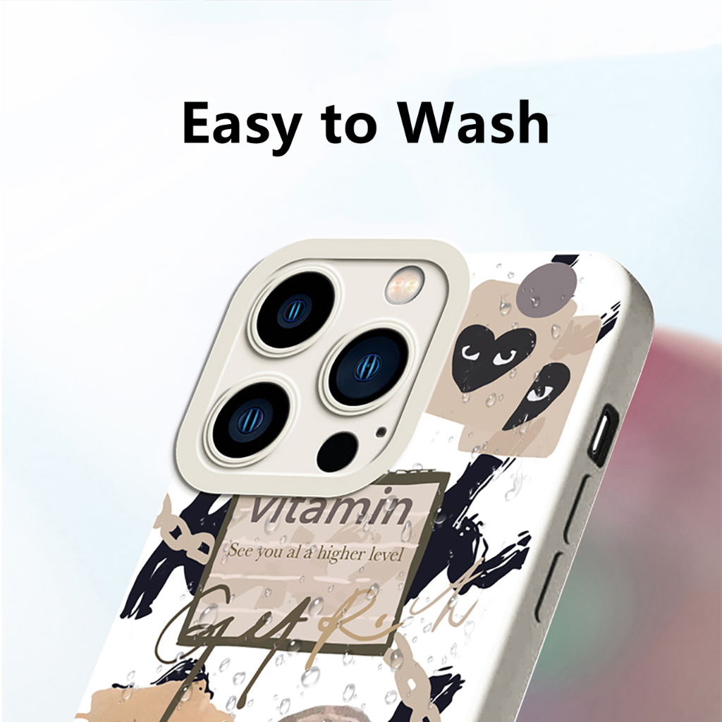 Dllencase Untuk iPhone Case Kompatibel Untuk Iphone14 /13 Pro Max11/12 /13/Pro/Pro Max Silikon Lembut Shockproof Case Cover D016/D017