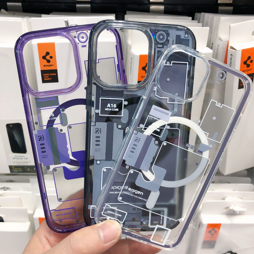 IPHONE Untuk Iphone14 Pro Max/13 Spigen Ultra Hybrid Zero One Casing Matte Magnetik Untuk Iphone14 /14 Plus /13 Pro Max /13 Pro / 12Pro Max