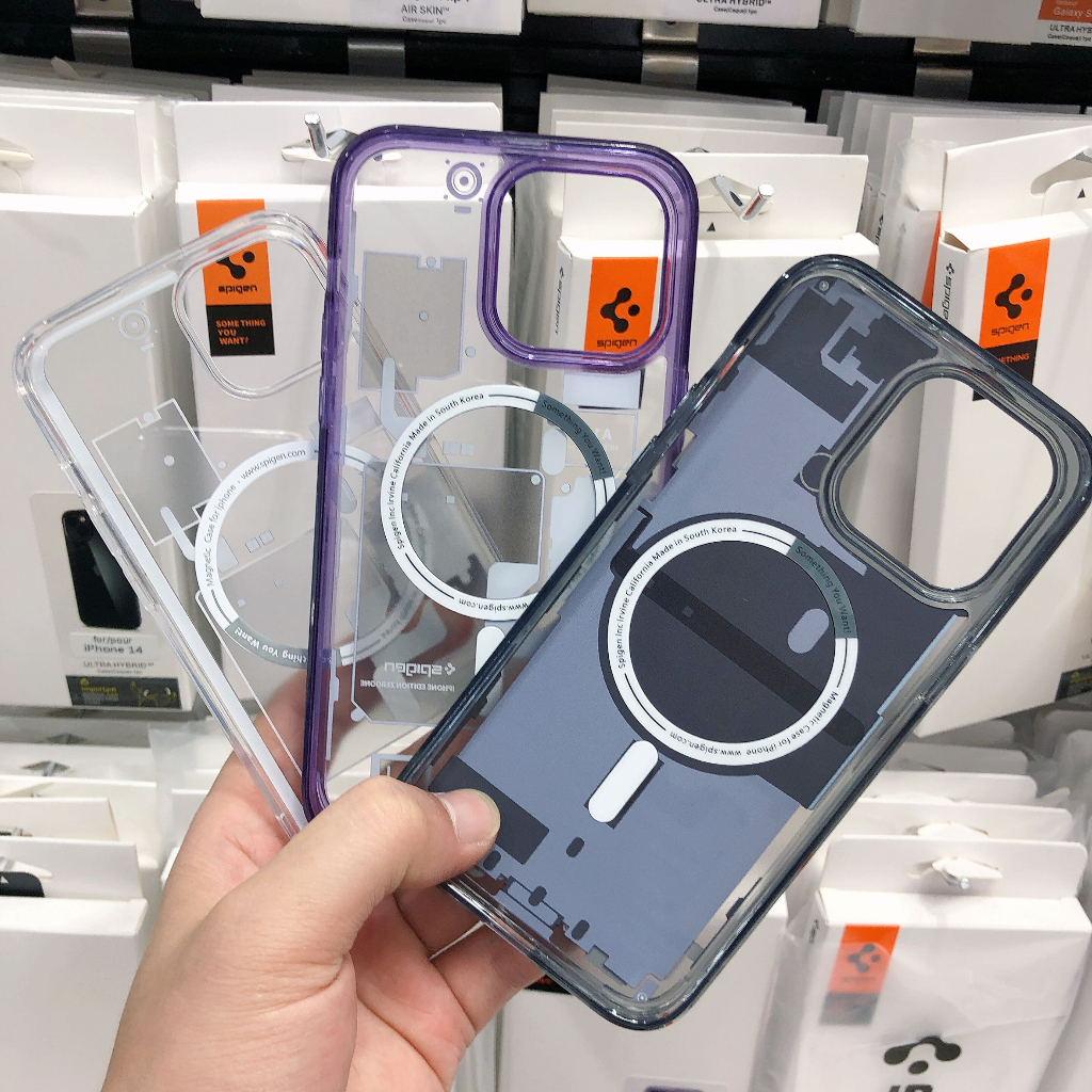 IPHONE Untuk Iphone14 Pro Max/13 Spigen Ultra Hybrid Zero One Casing Matte Magnetik Untuk Iphone14 /14 Plus /13 Pro Max /13 Pro / 12Pro Max