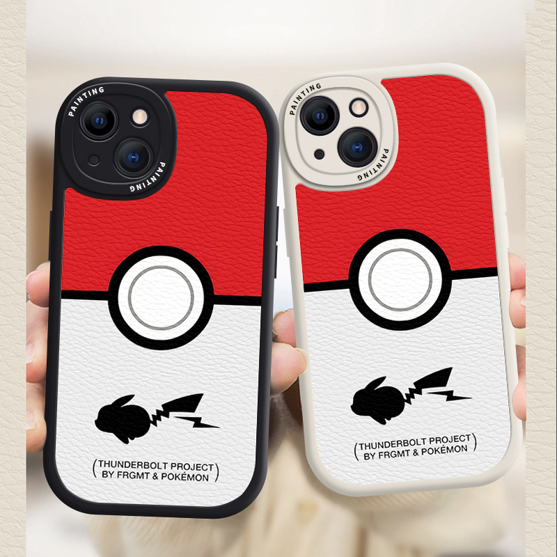 Case iPhone Untuk14 /13 /12 /11 Promax Kartun Pocket Monster Soft Casing Untuk Iphone6 /7X8 Plus/X/XR/Xs Max Cover