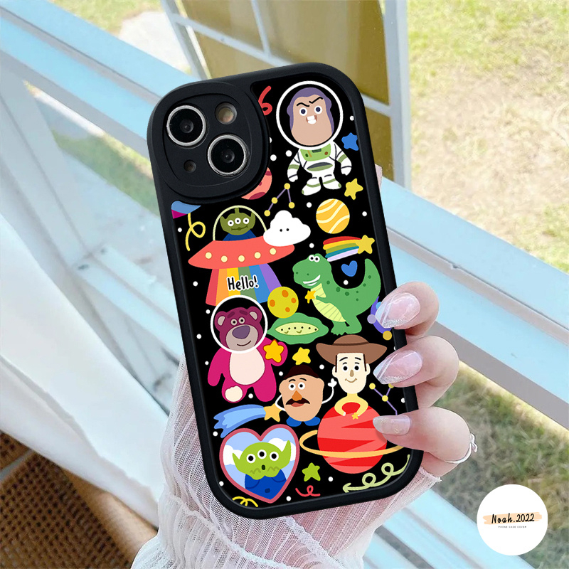 Soft Case Untuk Redmi 12C 10A 9 10 9T 10C 9A 9C NFC A1 K40s Note 11 9 8 11s 10 10s 11Pro+10Pro 9Pro 8Pro 9s Mi 11Lite POCO F4 M3 X3 NFC Kartun Toy Story Cute Manyo Case TPU Beruang