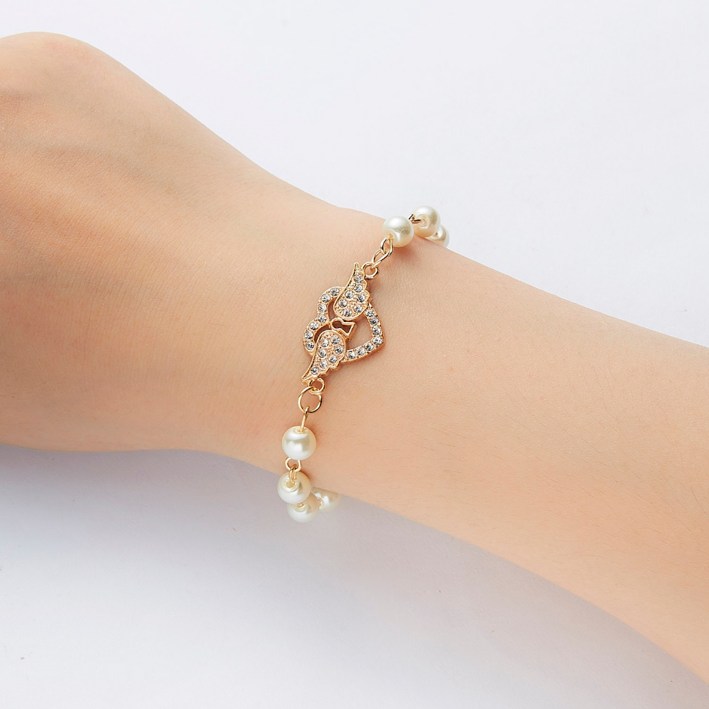 Haixing Air Berlian Mutiara Gelang Gadis Aksesoris Edisi Korea Indah Bangle Produsen Harga Grosir