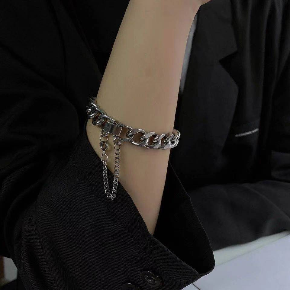 Metal Chain Bracelet Accessories Temperament Personality Hip-hop Style