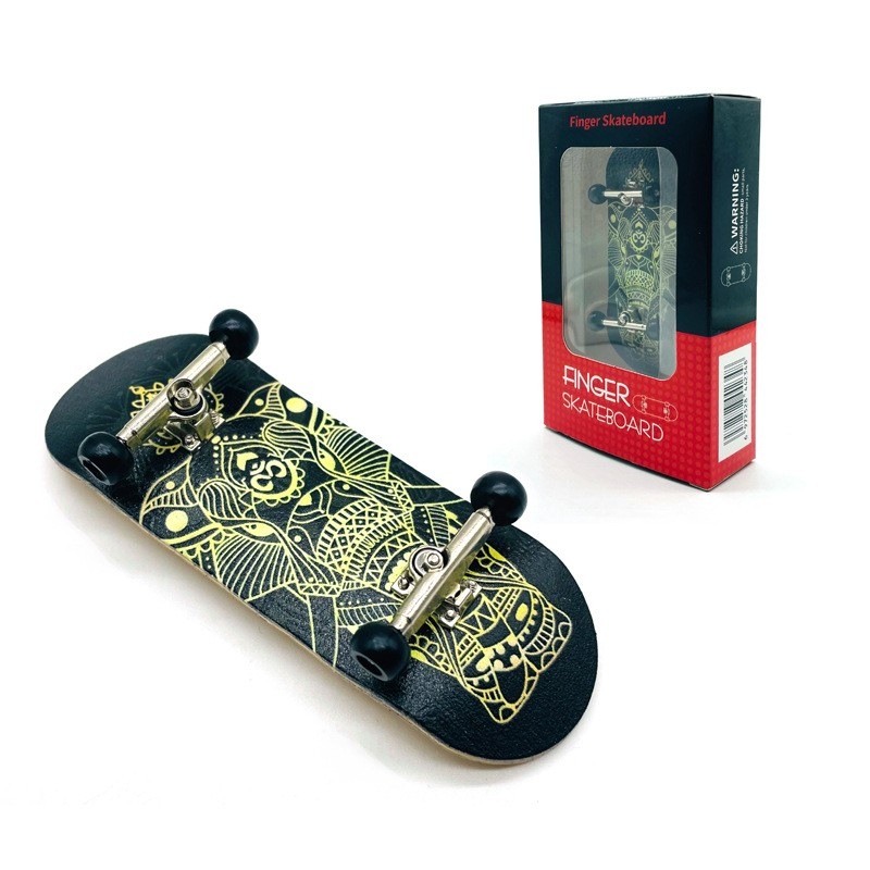 34mm finger skateboard mini skateboard skate skateboard 34mm maple deck 5lapis pro Dengan bearing skateboard 4roda skateboard