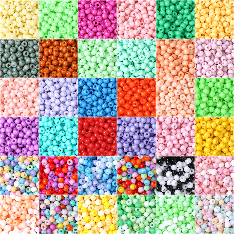 4mm Pesona Lucu Multicolor Biji Kaca Manik-Manik Bulat Kecil Kualitas Tinggi Pesona Ceko Longgar Spacer Beads Untuk DIY Gelang Kalung Aksesoris Fashion