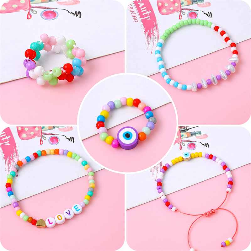 4mm Pesona Lucu Multicolor Biji Kaca Manik-Manik Bulat Kecil Kualitas Tinggi Pesona Ceko Longgar Spacer Beads Untuk DIY Gelang Kalung Aksesoris Fashion