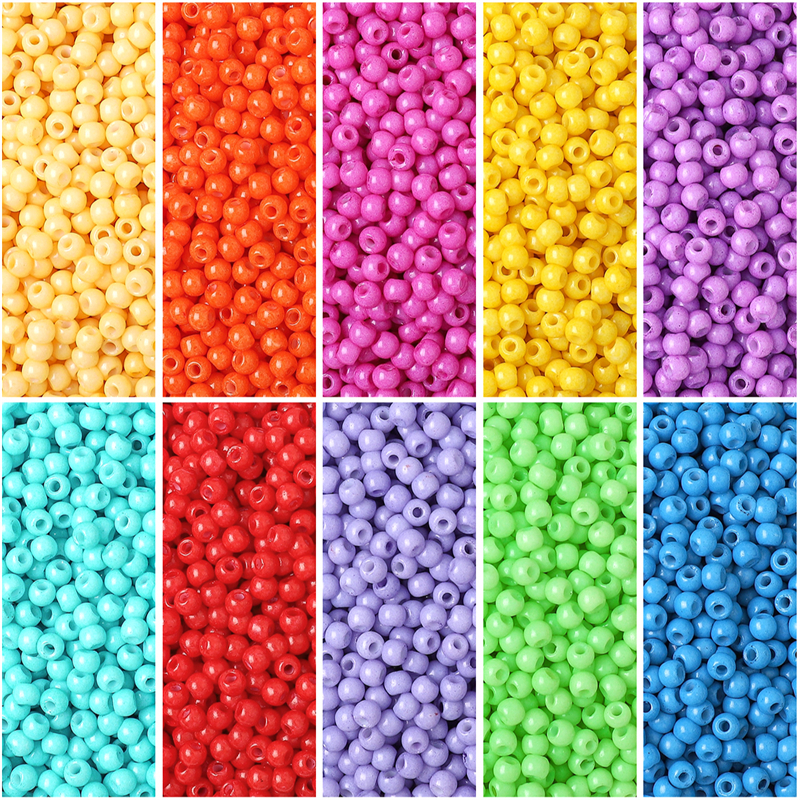 4mm Pesona Lucu Multicolor Biji Kaca Manik-Manik Bulat Kecil Kualitas Tinggi Pesona Ceko Longgar Spacer Beads Untuk DIY Gelang Kalung Aksesoris Fashion