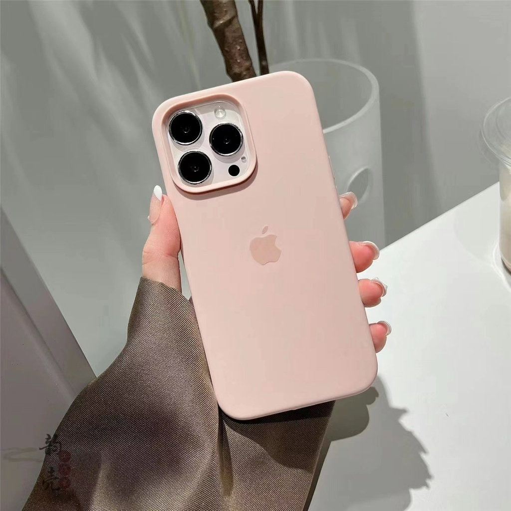 Casing Silikon iphone 14 13 PRO MAX 11 12 PRO MAX Mini 6 6s 7 8 Plus XR X XSMAX Full Cover with logo