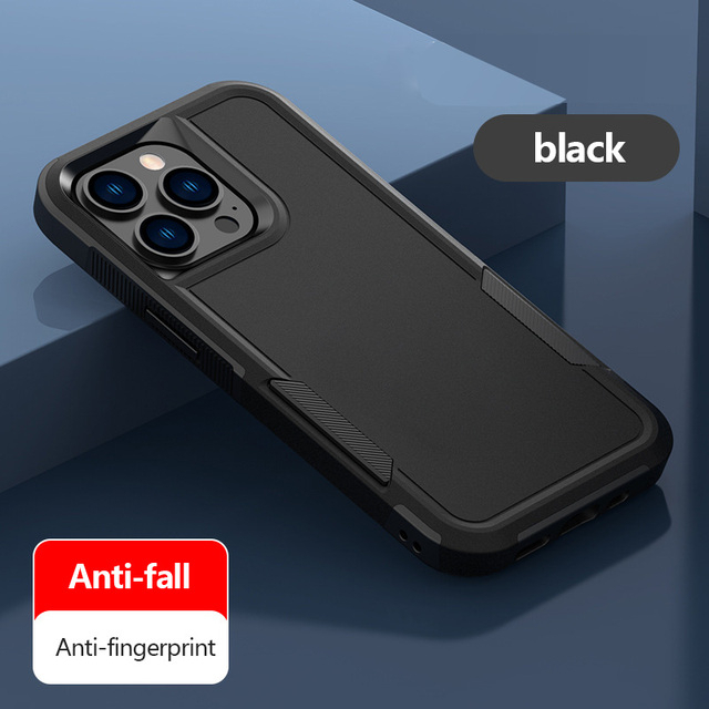 Armor Phone Case For iPhone 14B13 12 11 Pro X XS Max XR 7 8 6 6S Plus Case 3 in 1 Hybrid PC TPU Shockproof Defender Cover for iPhone 11 12 13 Pro Max