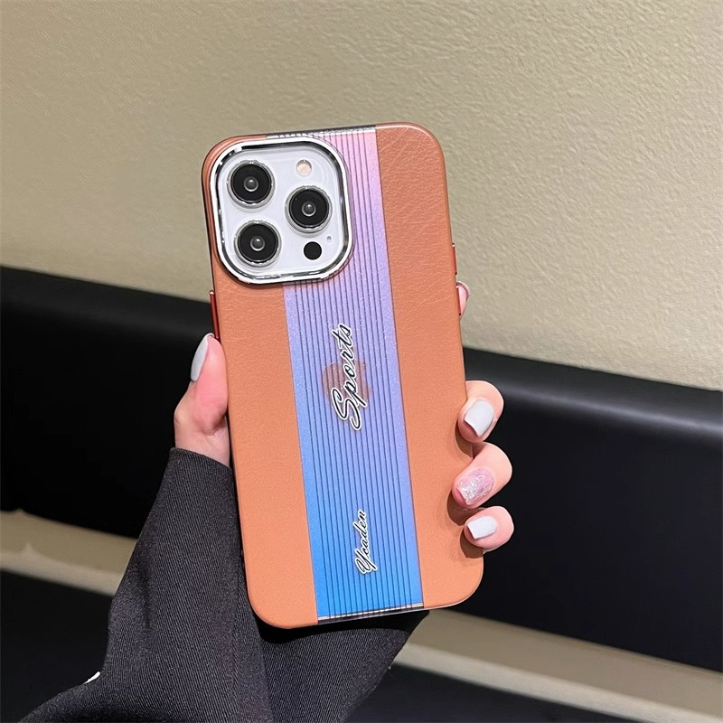 NEW Laser frosted iphone case for iPhone 14 13 12 pro max soft silicone side acrylic back panel 13 Pro Max 14 Plus independent button drop-proof case