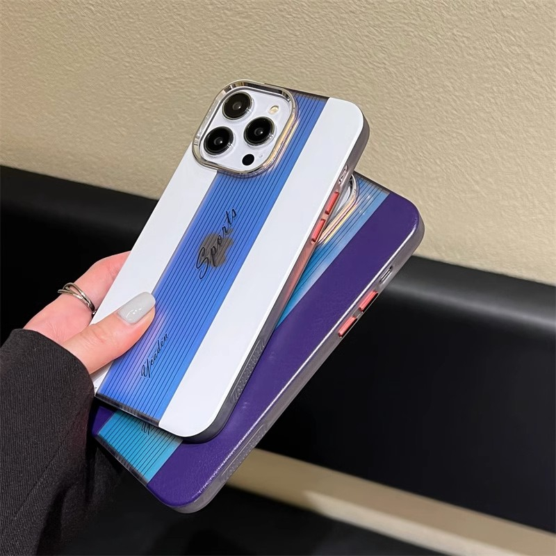 NEW Laser frosted iphone case for iPhone 14 13 12 pro max soft silicone side acrylic back panel 13 Pro Max 14 Plus independent button drop-proof case