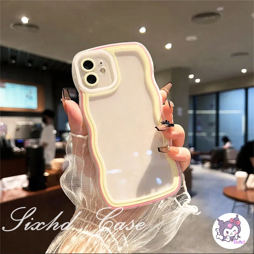 Redmi 12C 11A 10C 9T 9C Note 12 11s 11 10 9 8 Pro 10A 10 9A 9  A2 A1 Xiaomi 11Lite 12T 12Lite 11T 10T Poco M3 F3 X5 X4 X3 Pro Candy Color Fashion Wave Pattern Phone Case Soft Cover