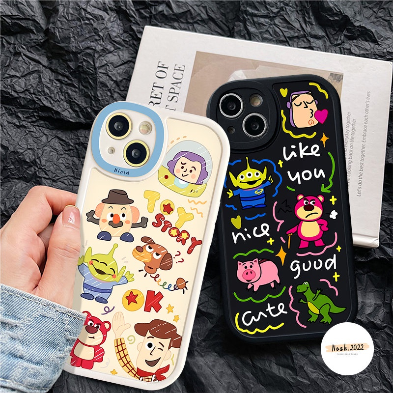 Casing Toy Story Lucu Untuk VIVO Y36 Y21 Y12i Y11 Y15 Y21s Y12 Y20i Y17 Y02 Y35 Y16 Y22 Y31 V23 Y22s Y51 Y33s Y91C V23E Y20s Y15s Y15A Y91 Y30 Y20 Y21A V25 Soft Case Beruang Strawberry