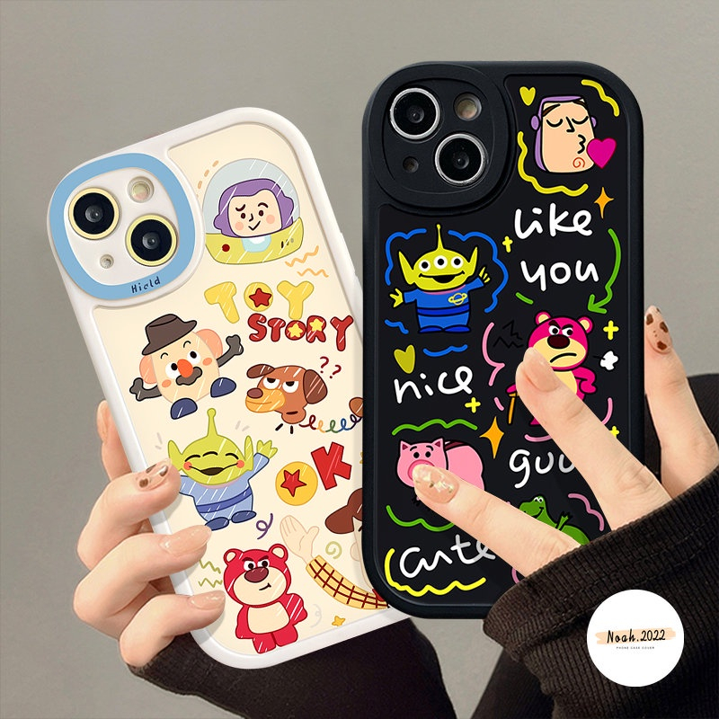 Cartoon Toy Story Soft Phone Casing For Infinix Smart 6 5 Hot 11s 9 11 10s 10 Play 10T Hot 10 Lite 10T 11 11s 10s For Infinix Note 8 Lotso Pig Cute Strawberry Bear Tpu Cover