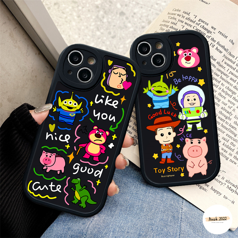 Cartoon Toy Story Soft Phone Casing For Infinix Smart 6 5 Hot 11s 9 11 10s 10 Play 10T Hot 10 Lite 10T 11 11s 10s For Infinix Note 8 Lotso Pig Cute Strawberry Bear Tpu Cover