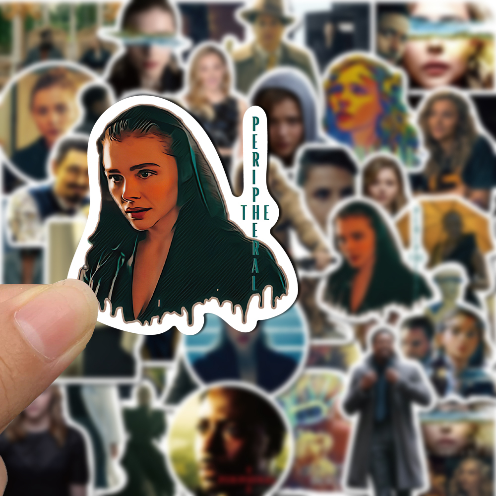 [in Stock] 50pcs Seri TV Amerika Tepi Dunia Stiker Komputer Cangkir Air Helm Dekorasi Tahan Air Stiker