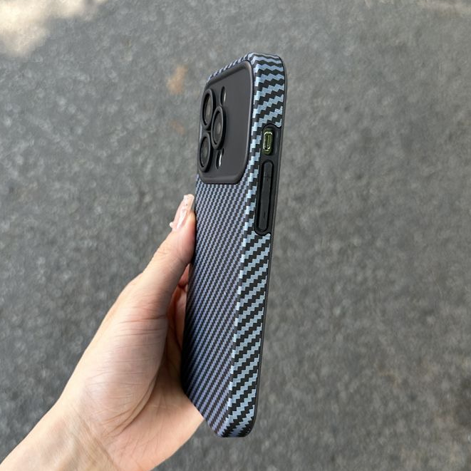 Carbon fiber two in one anti drop Phone case For iPhone 14 13 12 11 Pro Max with higher screen protection iPhone X XS XR XS MAX phone case