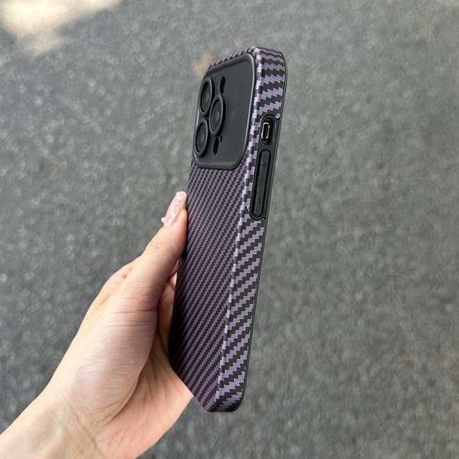 Carbon fiber two in one anti drop Phone case For iPhone 14 13 12 11 Pro Max with higher screen protection iPhone X XS XR XS MAX phone case