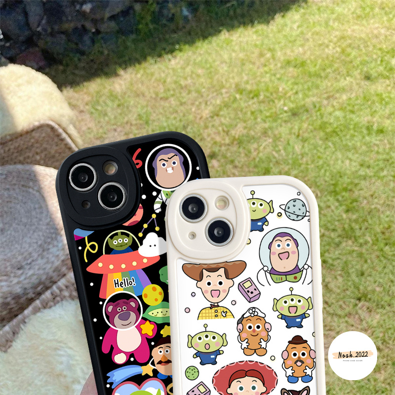 Case Toy Story Kartun Lucu Untuk Realme C53 C12 C25 C11 C25s C30 C55 C15 C35 10 Pro+ C31 C20 C17 C25Y 6i 9i 8i 5 6 8Pro 6s 8 5i 7i C20A C21Y C21 GT C3 Lovely Soft Manyo Cover Belakang