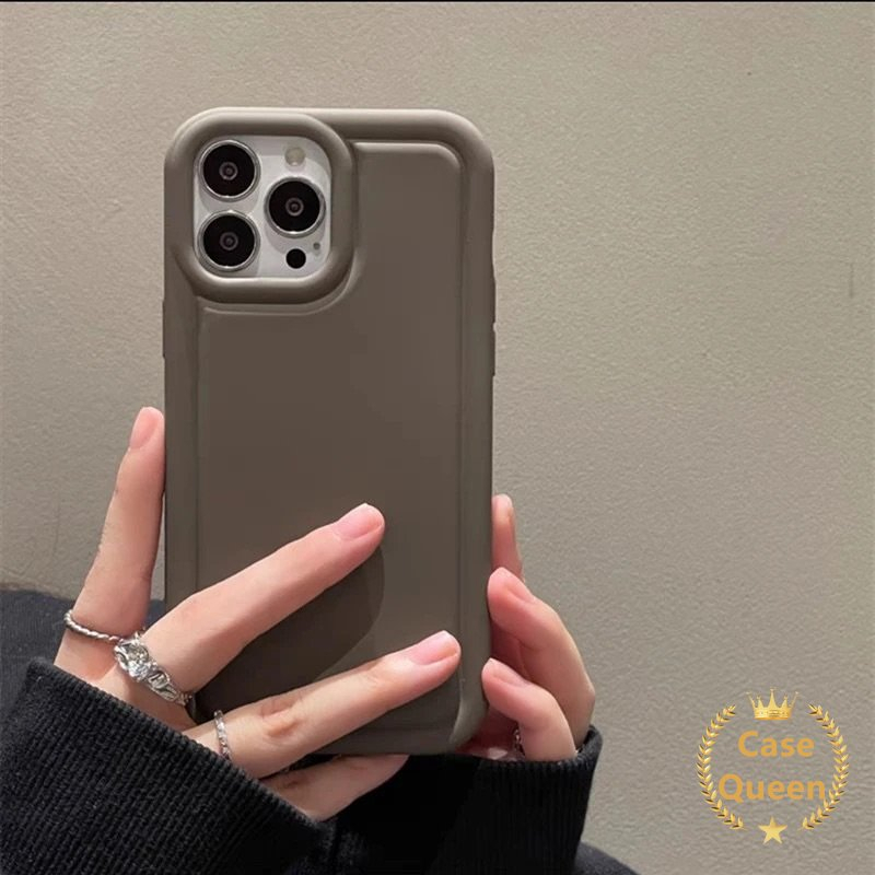 Mewah Simple Tebal Shockproof Casing Tpu Oppo A57 A77s A77 A17 A53 A95 A74 A5 A16s A31 A55 A92 A12 A9 A16E A12E A3s A5s A7 A15 A16 Reno5 Matte Soft Airbag Case