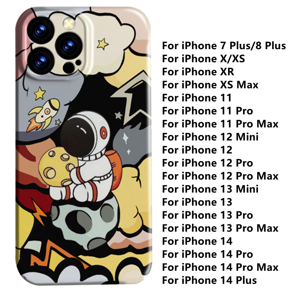 Dllencase Kompatibel Untuk iPhone 14pro Max 13pro Max13/12 /11 series Hard Case Film Shell Trendi Baru Tahan Guncangan Dan Jatuh, Dengan Nuansa premium E010