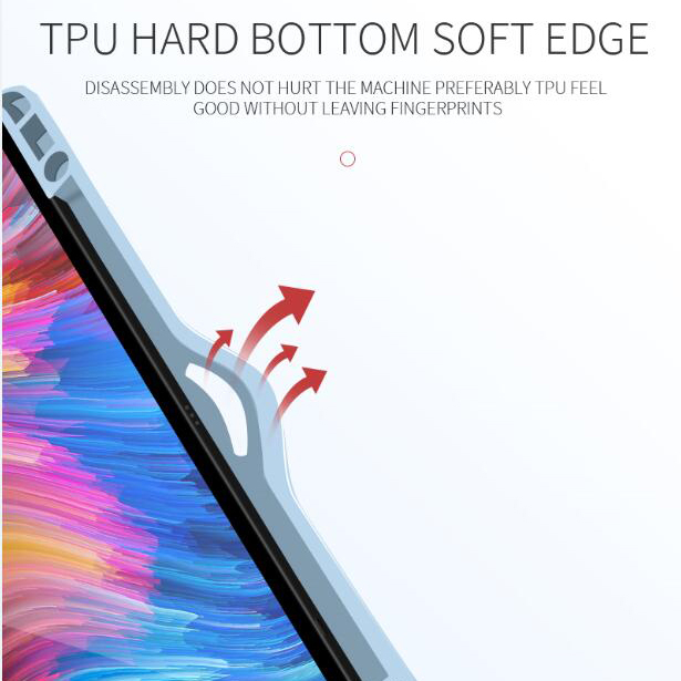 Untuk Samsung Galaxy Tab S6 Lite 2022 2020 10.4&quot; SM-P613 SM-P619 SM-P615 SM-P610 P610N High End Akrilik Bening 2in1 Adsorpsi Magnetik Detachable Stand Flip Tablet Case Pelindung