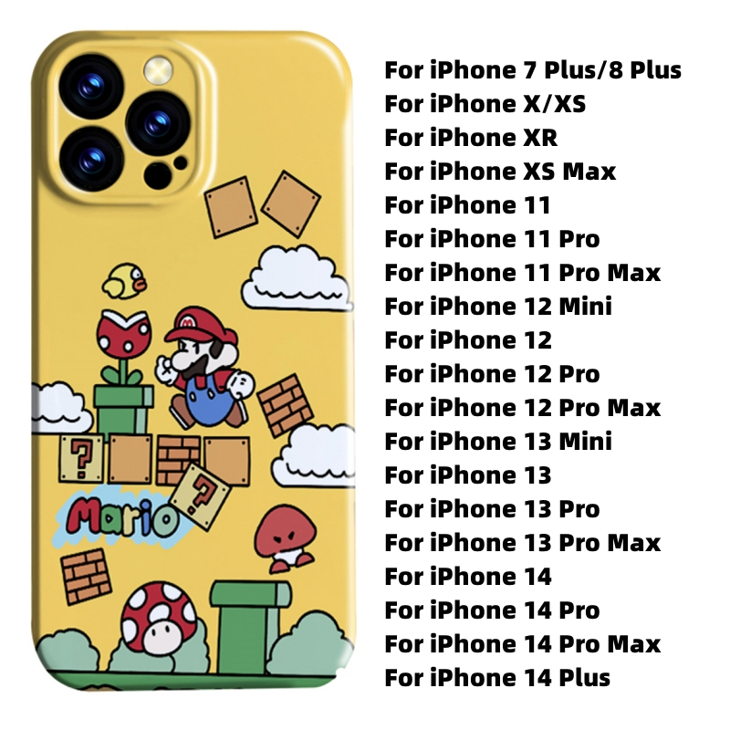 Dllencase Kompatibel Untuk iPhone 14pro Max 13pro Max13/12 /11 series Hard Case Film Shell Trendi Baru Tahan Guncangan Dan Jatuh, Dengan Nuansa premium E026