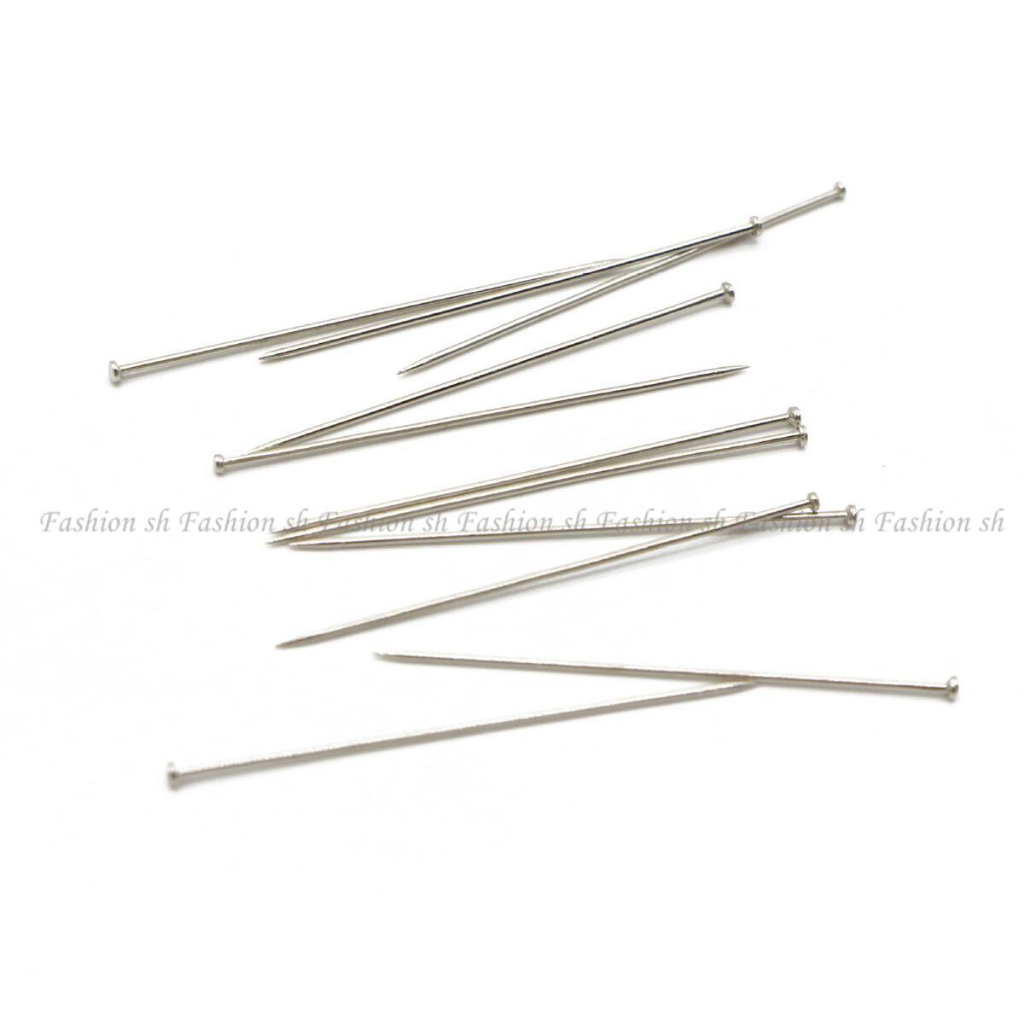 25pcs /50pcs 1kotak Simple New PIN Safety Panjang PIN Alloy Aksesoris PENITI JARUM PENITI TAJAM STAINLESS STEEL/PIN