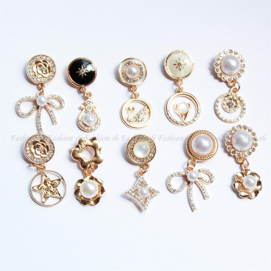 6pc Bros Bahu Pin High Quality Korea pearl and oil paint Pin