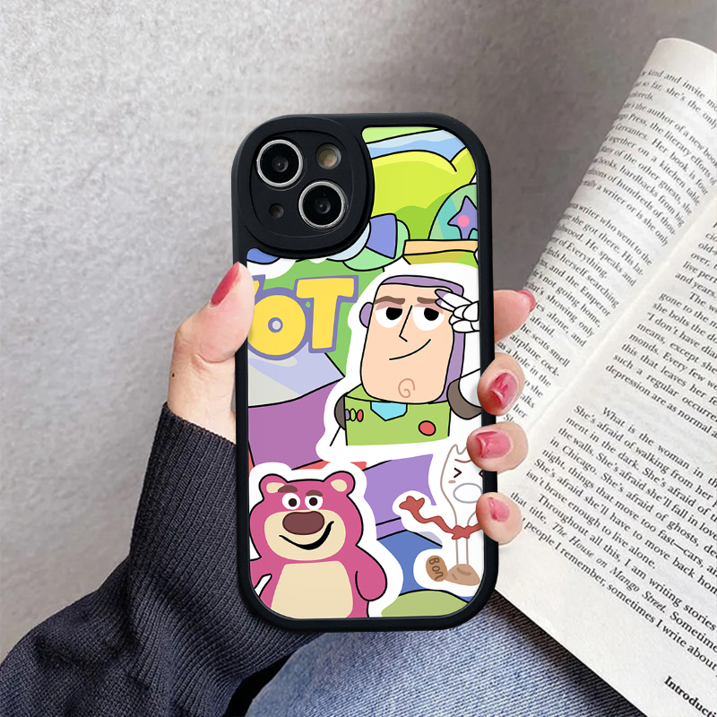 Casing Kartun Disney Buzz Lightyear Winnie Tigger VIVO Y12 Y36 Y02T Y02 Y22s Y11 V23E V25 V25E Y20 Y20i Y21 Y15 Y15s Y35 Y12i Y22 Y21s Y16 Y33s Y31 Y91C Y17 Y15A Y30 Y91 Y20s Cover