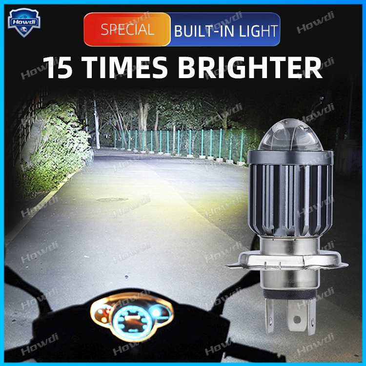 H6 BA20D Led H4 Led Moto Lampu Bohlam Motor CSP 10000LM Lampu Sorot 12V Motos Aksesoris Hi Lo Lamp Fog Light