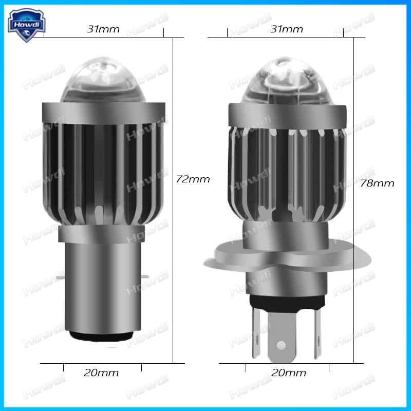 H6 BA20D Led H4 Led Moto Lampu Bohlam Motor CSP 10000LM Lampu Sorot 12V Motos Aksesoris Hi Lo Lamp Fog Light