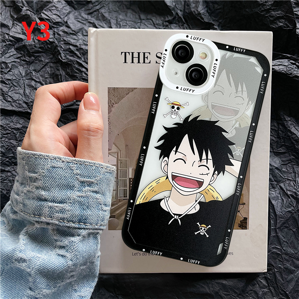 Case Bening Realme C55 C33 8 9 10 Pro Plus 9i C35 C25Y 10 5i C31 9 8i 8 5 5S C21 C15 C21Y C25 C25S 7 7i 6 8 C3 C11 6i 6s C17 Simple Fashion Kartun One Piece Sarung Luffy Zoro Black